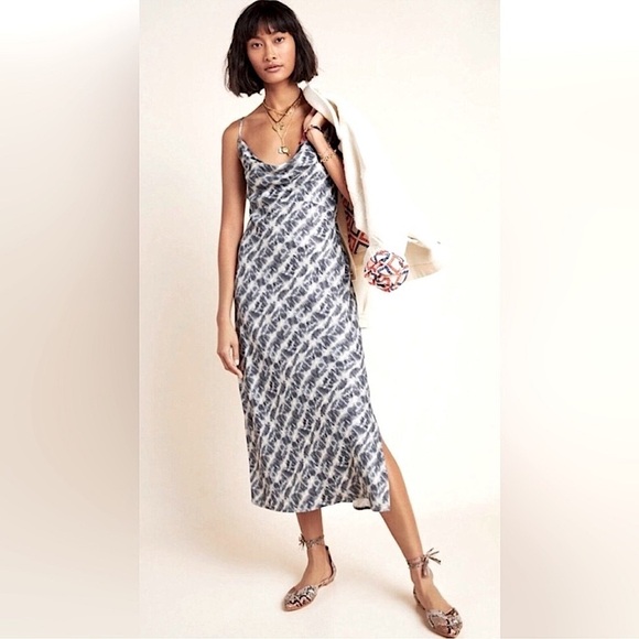 Anthropologie Dresses & Skirts - Anthropologie The Elyse Slip maxi Dress XS Versatile Boho Grunge Y2K Satin silky
